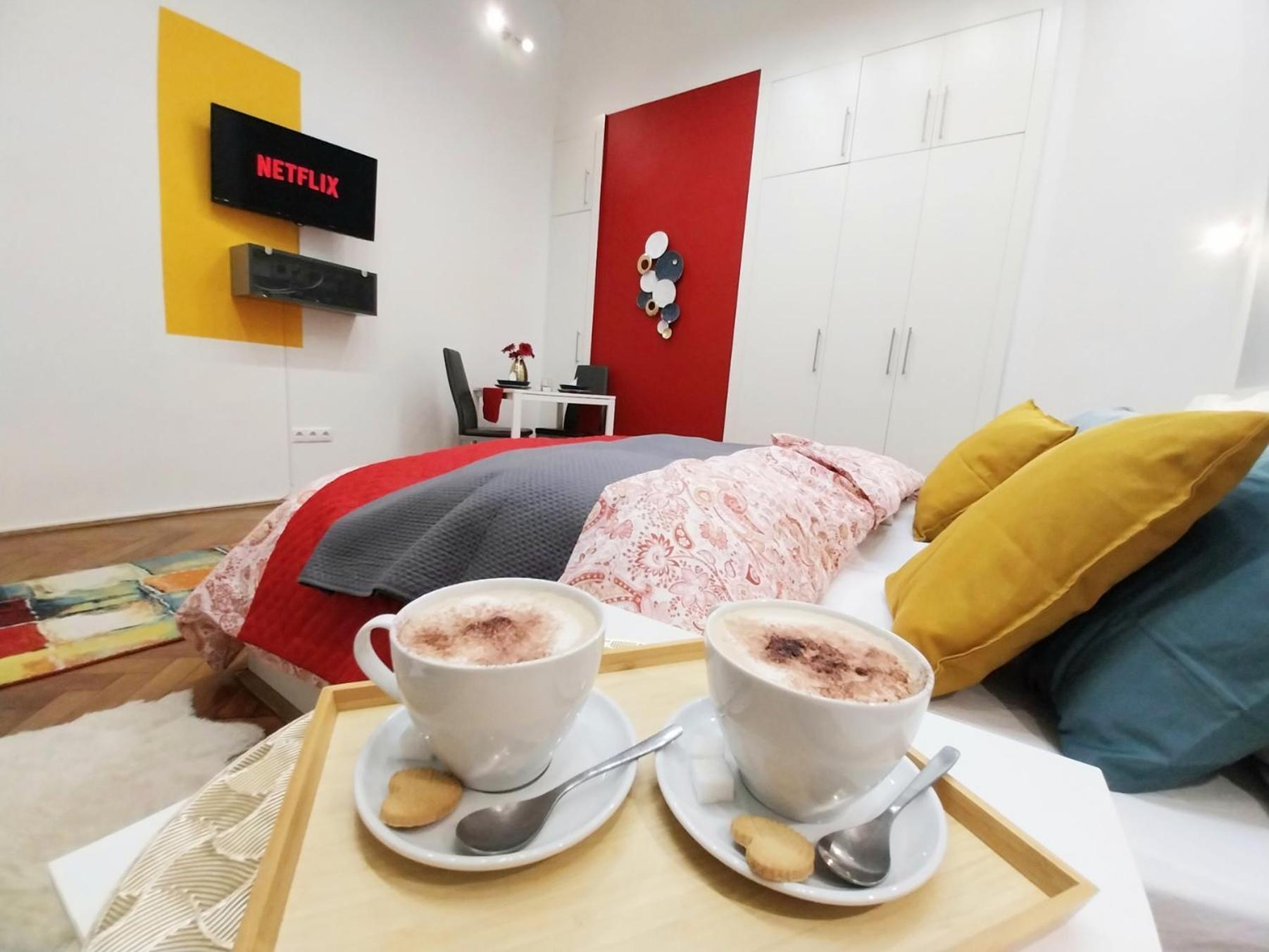 דירה King Bed & Cozy Lighting, Free Wifi In בודפשט